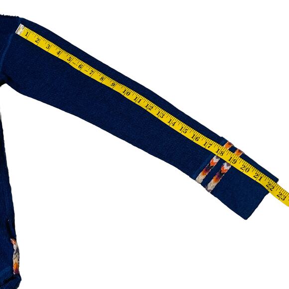 WE THE FREE Henley S Rainbow Trim Thermal Slouchy Rounded Hem Free People - Picture 6 of 8